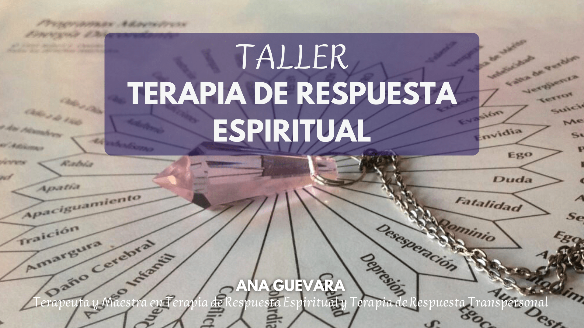 [CURSO FORMATIVO] TERAPIA DE RESPUESTA ESPIRITUAL (T.R.E.)